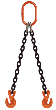 1/2" DOG X 18' MECH DOUBLE OBLONG W/ GRAB HOOK G100 CHAIN SLING